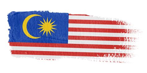 Frame And Border Of Ribbon With Malaysia Flag Template Elements For