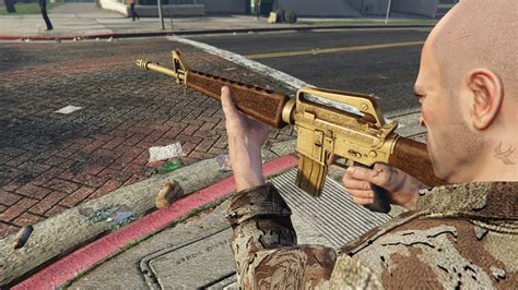 Ar15 Classics Gold Skin Gta5