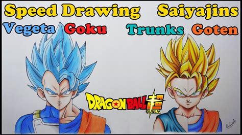 Goku & vegeta are back in this iconic moment from dragon ball super. Drawing Saiyajins Vegeta x Goku and Trunks x Goten ...