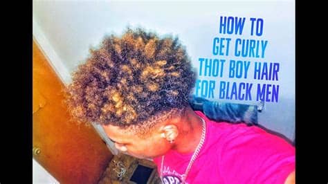 Black men's curly hair is perfect for the haircuts with fade because it is thick and quite coarse and that is why perfectly keeps the shape of the hairstyle, creating a stylish and attractive volume. HOW TO GET NATURAL CURLY HAIR FOR BLACK MEN {EASY METHOD ...
