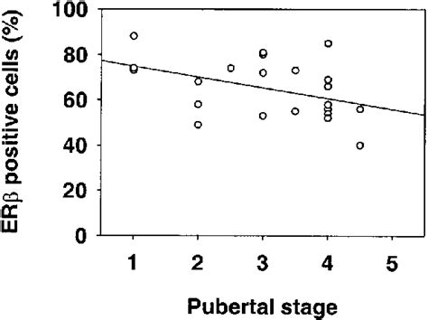 Correlation Between The Percentage Of Er Positive Cells In The Download Scientific Diagram