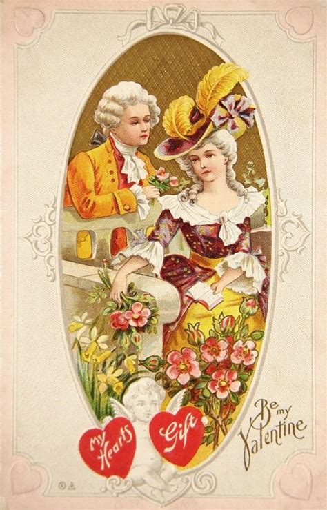 Vintage Victorian Era Valentine Postcard Vintage Fangirl Vintage