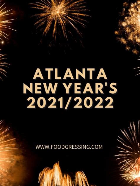 New Years Eve Atlanta 2021 And New Years Day Brunch 2022