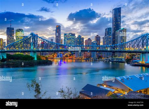 The Story Bridge In Brisbane Queensland Australia Is A Steel