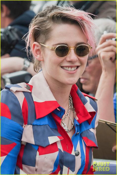 Kristen Stewart Shows Off Pink Hair At Deauville Film Festival Photo