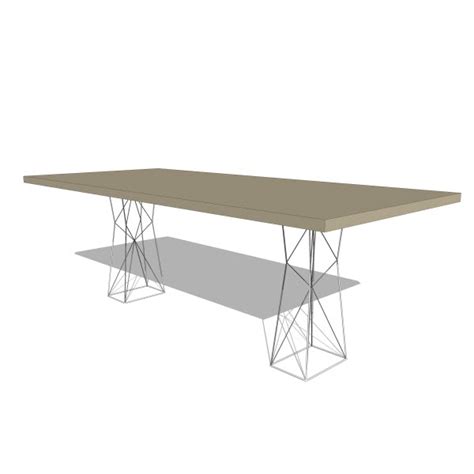3d models for games, architecture, videos. Modloft Curzon Dining Table 10324 - $2.00 : Revit ...