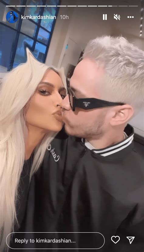 Kim Kardashian Shares Pda Filled Kissing Video With Pete Davidson