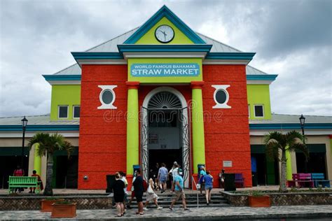 World Famous Bahamas Straw Market Editorial Stock Image Image Of