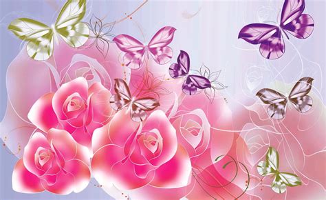 Pink Butterfly Wallpaper Desktop Download Wallpapers On