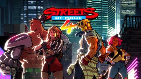 Wallpaper Streets Of Rage Streets Of Rage 4 Video Game Art Video