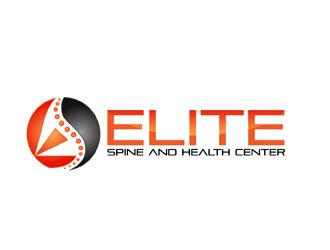 Spine and sports chiropractic is lincoln's largest and most established active release techniques clinic specializing in sports chiropractic care and injury rehabilitation. Elite Spine and Health Center logo design - 48HoursLogo.com