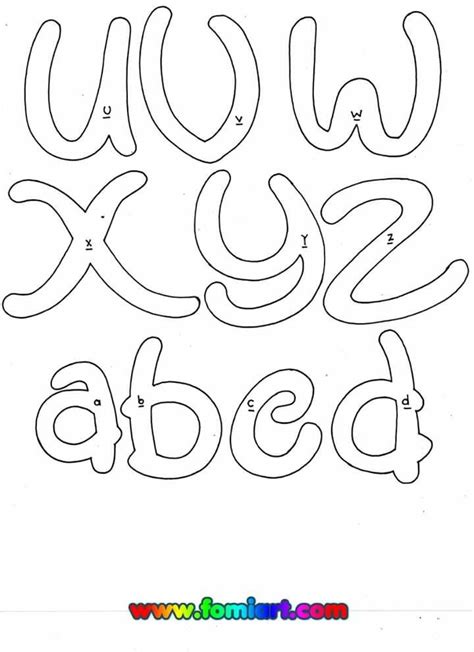 Abecedario 3 Alphabet Templates Stencil Templates Stencil Diy