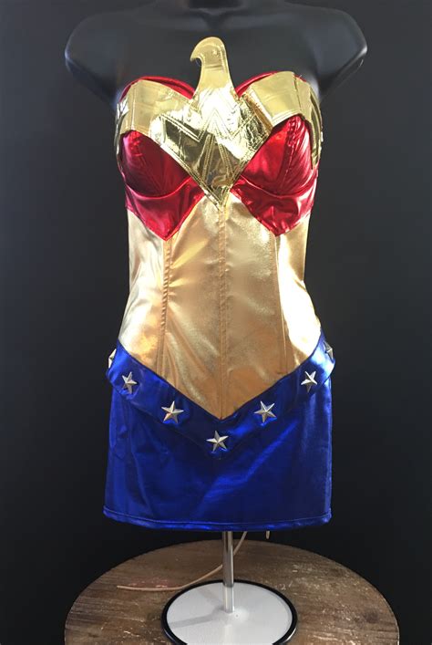 Wonder Woman Corset Hollywood Costumes