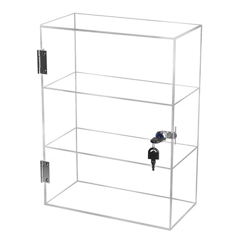 Shelf Acrylic Display Case With Lock Clear Lockable Display Cases For Collectibles Counter Top