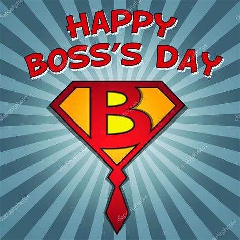 Pictures National Boss Day Happy Bosss Day — Stock