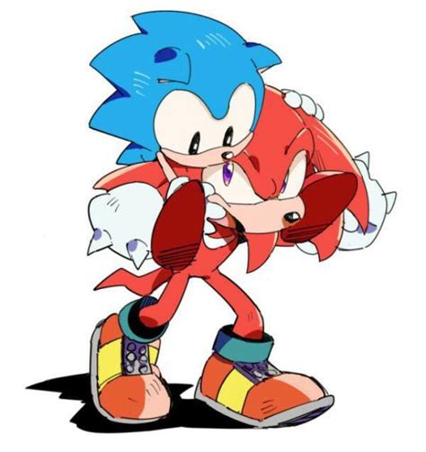 Cute Sonic And Knuckles Sonic The Hedgehog Sonic Game Sonic