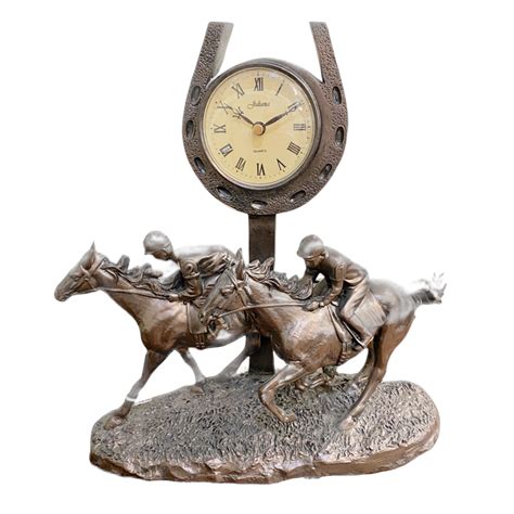 The Juliana Collection Galloping Horse Clock