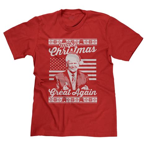 Make Christmas Great Again Donald Trump Ugly Sweater Merry Xmas Gop T