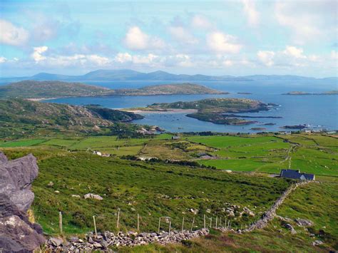 Scenic View On The Ring Of Kerry Near Beenarourke County Kerry Ireland