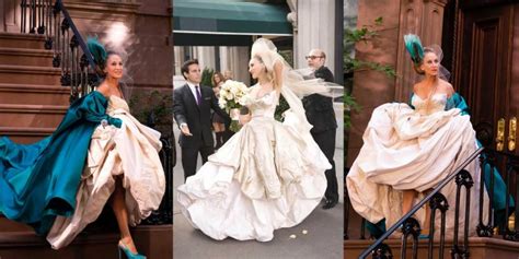 Sarah Jessica Parker Wears Carrie Bradshaws Iconic Wedding Dress Again