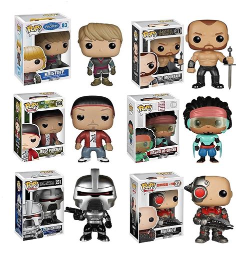 Funko Pop Exclusive Mystery Starter Pack Set Of 6 Includes 6 Random