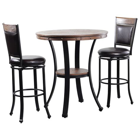 Powell Franklin 3 Piece Pub Table Set Wayside Furniture Table