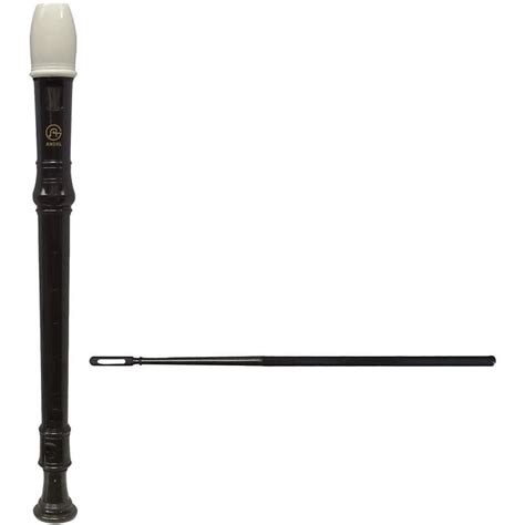Angel 1 Piece Baroque Soprano Recorder With Rod 101a Reverb