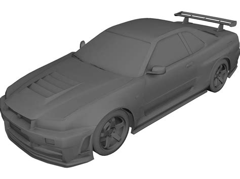 Nissan Skyline R Gt R Nismo Z Tune D Model Dcadbrowser