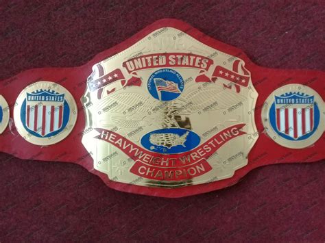 Nwa United States Heavyweight 24k Gold Zinc Championship Belt