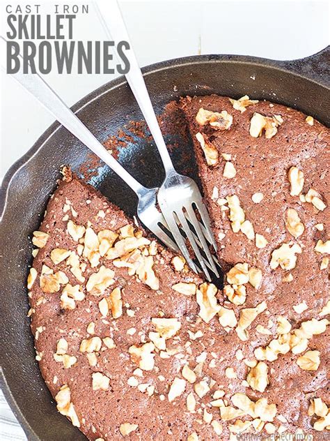Cast Iron Skillet Brownie Dont Waste The Crumbs