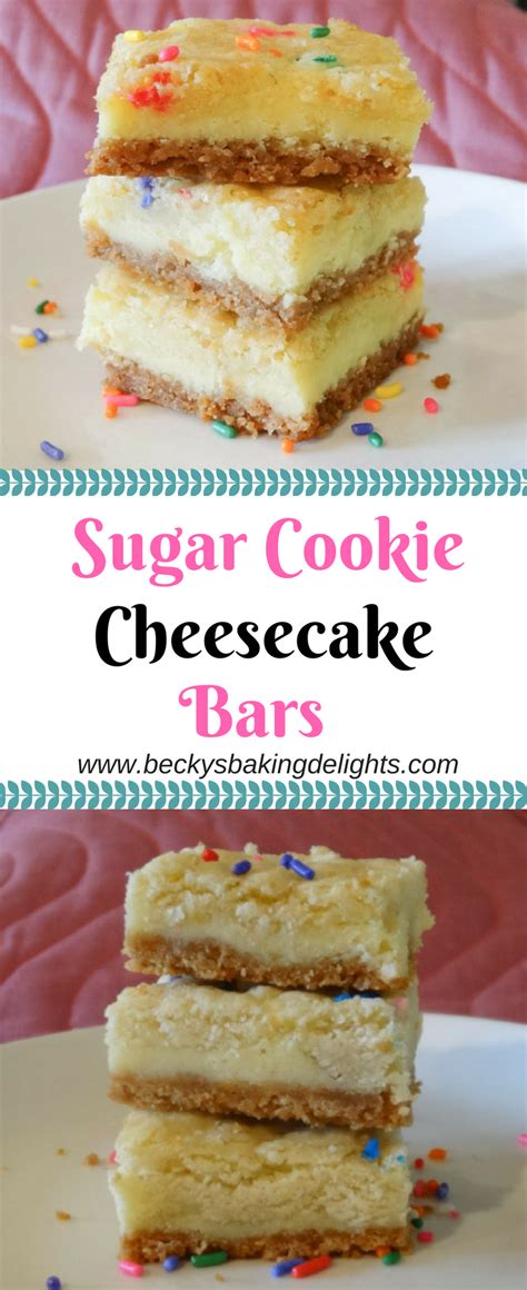 These Delicious Sugar Cookie Cheesecake Bars Consist Of A Golden Oreo