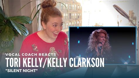 Tori Kelly Kelly Clarkson Sing Silent Night Vocal Coach Reaction