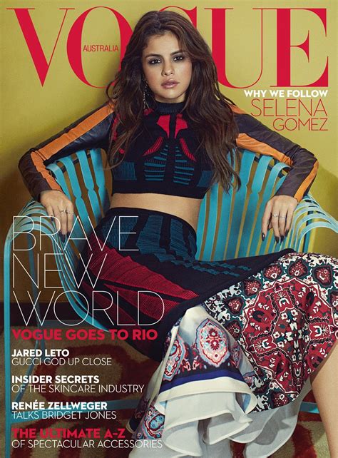 Selena Gomez Vogue Magazine Australia September 2016 • Celebmafia