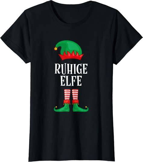 Ruhige Elfe Partnerlook Familien Outfit Weihnachten T Shirt Amazon De Fashion