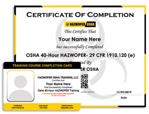 HAZWOPER Training Certification Requirements HAZWOPER OSHA