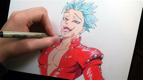 Ban The Foxs Sin Of Greed From Seven Deadly Sins Speed Drawing Youtube