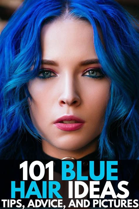 101 Blue Hair Ideas Tips Advice And Pictures Bright Blue Hair Dark Blue Hair Blue Hair