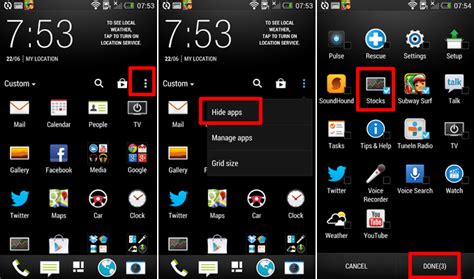 How To Hide Apps On Htc One Aw Center