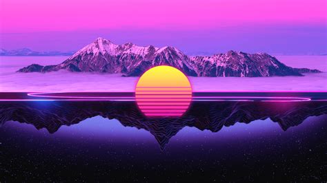 Retro Sunset 1920x1080 Wallpapers Wallpaper Cave