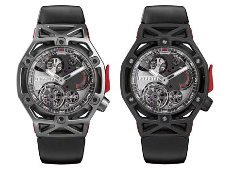 Ferrari is about 70 years old and hublot celebrates that moment with this hublot techframe ferrari 70 years tourbillon chronograph. Hublot - Techframe Ferrari 70 years Tourbillon Chronograph | Time and Watches | The watch blog