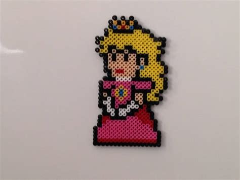 Princess Peach Perler Bead By Amanda Collison Perler Bead Art Perler