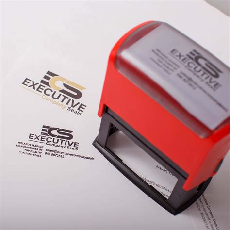 Self Inking Rubber Stamps Executive Company Seals