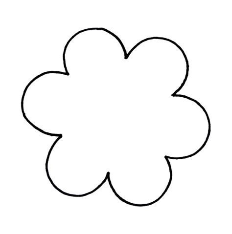 Flower Outline Clipart Free Clip Art Library
