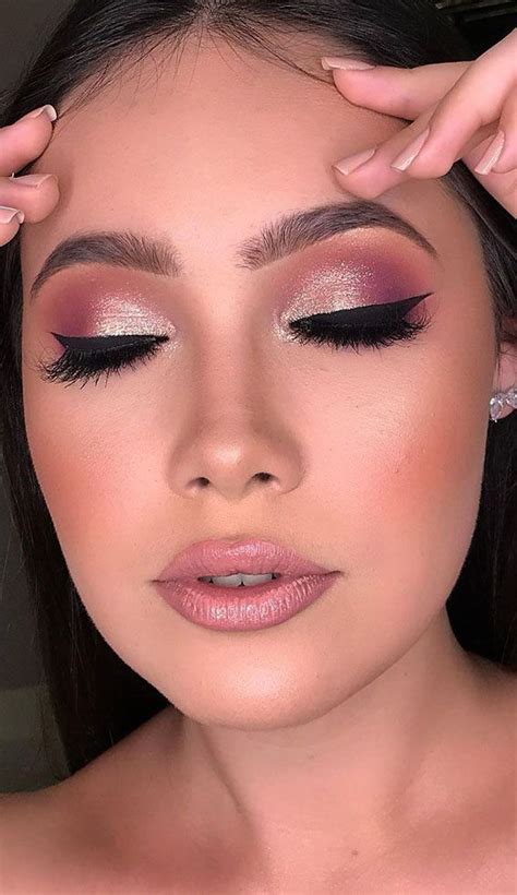 beautiful makeup ideas that are absolutely worth copying pink glamour makeup look ideias de