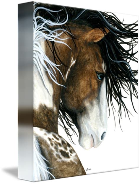 Majestic Pintaloosa Horse By Amylyn Bihrle Abstract Horse Art