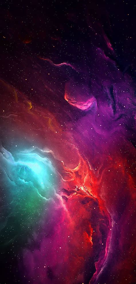 1080p Free Download Digital Art Colorful Space Space Art Hd Phone
