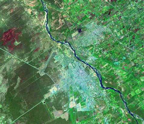 Maps Of Satellite Image Photo Of Santiago Del Estero City Prov