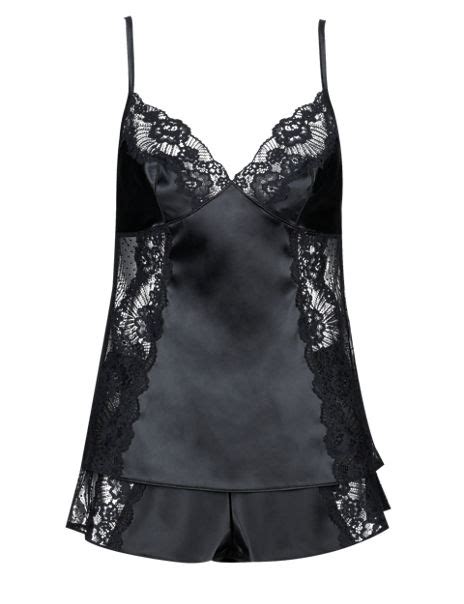 Floral Lace Camisole And French Knickers Set Autograph Mands