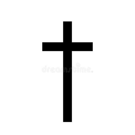 Christian Cross Icon Latin Cross Icon On Background Vector Stock Vector