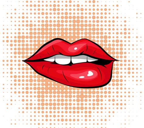 Woman Biting Lip Illustrations Royalty Free Vector Graphics And Clip Art